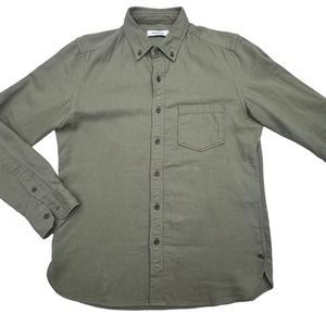 Nonnative Shirt Mens Size 1 Medium Green Long Sleeve Button Down Made Japan